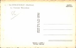 CPSM Sainte Anne D Auray (Morbihan) Le Fontaine Miraculeuse