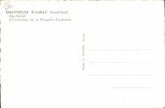 CPA Chartreuse Auray (Morbihan) has interior of the Funerary Vault