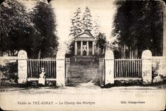 CPA Valley of tre auray the field of the martyrs