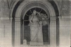 CPA Statne of Anne in the Cloister