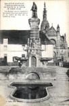 CPA Ste Anne d Auray Fontaine miraculeuse surmontee de la Statue de Sainte Anne