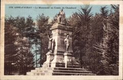 CPA Sainte Anne Auray the Monument with the Count de Chambord