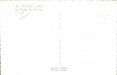 CPA Pornic (- Atl) the Beach of the Castle