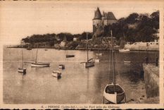 CPA Pornic (the Loire-Inf) the Port Close to the Castle