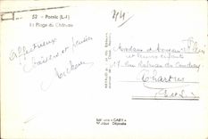 CPA Pornic (LI) the Beach of the Castle