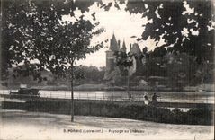 CPA Pornic (Loire-Inf ) Paysage au Chateau