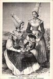 CPA has Pornic (the Loire-Inf) Costume of Pornicaises towards 1835 Folklore Costume