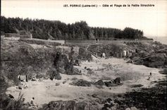 CPA Pornic (Loire-Inf ) Cote et Plage de la Petite Birochere