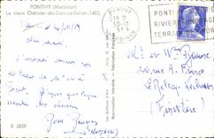 CPA Pontivy (Morbihan) the old Castle of the Dukes of Rohan