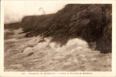 CPA Presqu ile de Quiberon Crotte et Rochers de keriscop