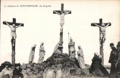 CPA Martyrdom of Pontchateau Golgotha