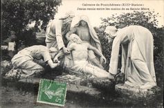 CPA Martyrdom of Pontchateau (XIII Station) Jesus given between the hands of his/her Sainte Mother