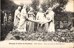 CPA Pelerinage of the Martyrdom of Pontchateau XIV Jesus Station is door with Saint the Sepulchre