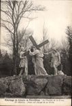CPA Pelerinage of the Martyrdom of Pontchateau the Way of Cross II Jesus Station is load of his Cross