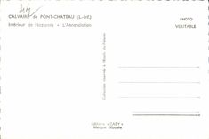 CPA Martyrdom of PontChateau (Inf) Interior of Nazareth Annunciation