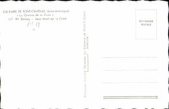 CPA Calvaire Of Bridge-Castle (the Loire Atiantique) the Way of Crosses 117 XII Jesus Station dies on the Cross