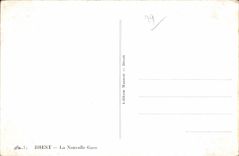 CPA Brest la nouvelle gare