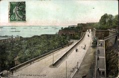 CPA Brest la rade et le cours d ajot