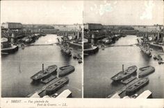 CPA Brest vue generale du port de guerre