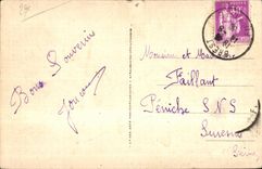 CPA Brest le pont national ouvert