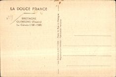 CPA Guimiliau (finistere) Le Cavaire (1581-1588)