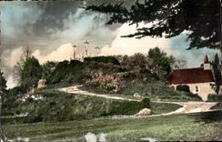CPA Martyrdom Bridge Castle (the Interior Loire) View of Calvalre and the Vault of Christ