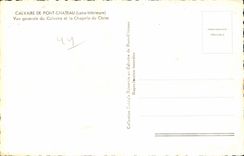 CPA Martyrdom Bridge Castle (the Interior Loire) View of Calvalre and the Vault of Christ