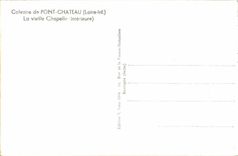 CPA Martyrdom of Bridge Castle (the Loire Inf) the old Vault (interior)