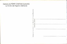 CPA Martyrdom of Bridge Castle (the Loire Inf) the Cave of I Anguish (interior)