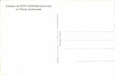 Martirio de CPA del castillo del puente (el Loire Inf) la Virgen dolorosa