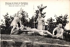 CPA Pelerinage of the Martyrdom of Pontchateau the Way of the Cross VIII Siation Jesus east nails with the Cross