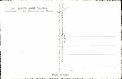 CPA Sainte Anne Auray (Morbihan) the War memorial