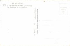 CPA Brittany Anne Auray (Morbihan) the Basilica and the fontains