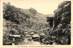 CPA Le Faouet Les Roches de Barrigan Vallee de l Elle