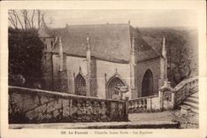 CPA Le Faouet Chapelle Sainte Barbe Les Escaliers