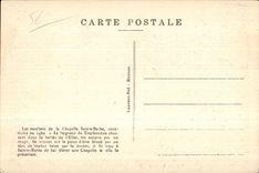 CPA Le Faouet Chapelle Sainte Barbe Les Escaliers
