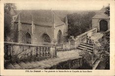 CPALe Faouet Vue generale de Sainte Barbe et Chapelle de Saint David