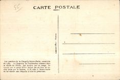 CPA Le Faouet Chapelle Sainte Barbe et Saint Michel