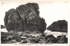 CPA Presqu ile de Quiberon Gros rocher de Port Pigeon