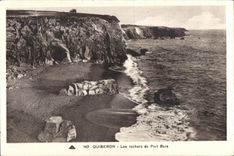 CPA Quiberon Les rochers de Port Bara
