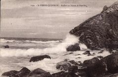 CPA St Pierre Quiberon Rochers et Pointe de Port Bara