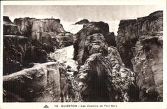 CPA Quiberon Les Couloirs de Port Bara