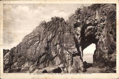 CPA Quiberon Arche de Rergroix a la Plage de Port Bara