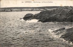 CPA Quiberon Cote Sauvage Le Trou du Souffieur