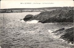 CPA Quiberon Cote Sauvage Le Trou du Souffeur