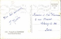 CPA Quiberon Presquile de Couloirs de Port Bara