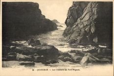CPA Quiberon Les Couloirs de Port Pigeon