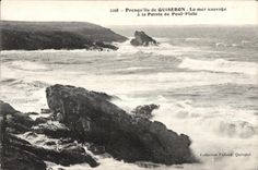 CPA Presquile de Quiberon La mer Sauvage a la pointe de Poul Plate