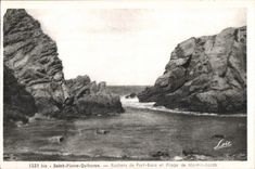 CPA Saint Pierre Quiberon Rochers de Port Bara et plage de Monhit Jocab