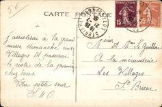 CPA Sainte Anne Auray Aneienne Statue of Saint Anne her Finding in the cloister